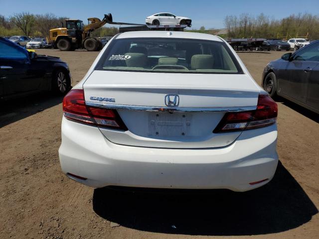 19XFB2F94DE214752 - 2013 HONDA CIVIC EXL თეთრი ფოტო 6