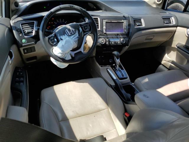 19XFB2F94DE214752 - 2013 HONDA CIVIC EXL თეთრი ფოტო 8