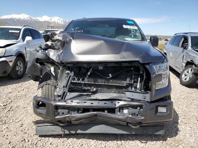 1FTEW1EP3HKC54785 - 2017 FORD F150 SUPERCREW GRAY photo 5