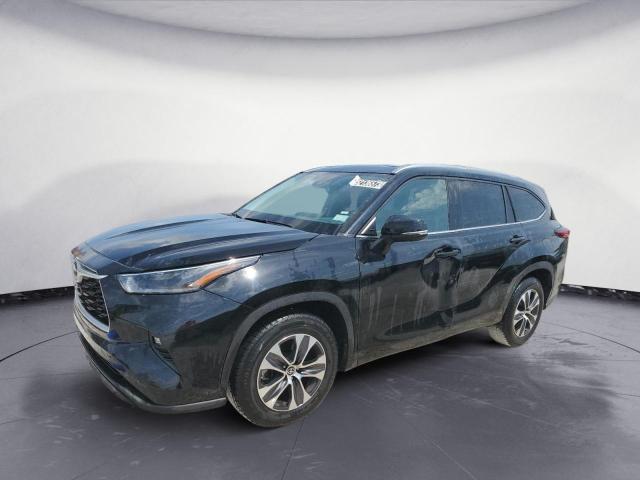 5TDGZRAH7MS039409 - 2021 TOYOTA HIGHLANDER XLE BLACK photo 1