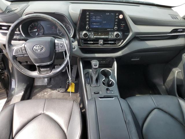 5TDGZRAH7MS039409 - 2021 TOYOTA HIGHLANDER XLE BLACK photo 8
