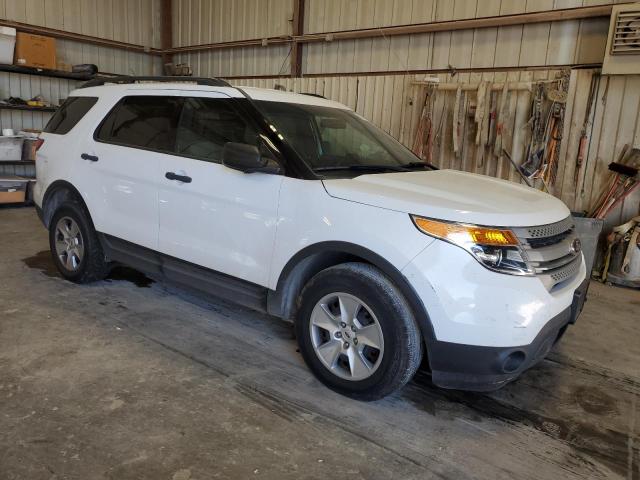 1FM5K8B81EGB11250 - 2014 FORD EXPLORER WHITE photo 4