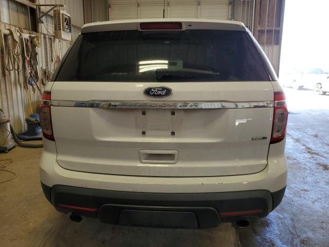 1FM5K8B81EGB11250 - 2014 FORD EXPLORER WHITE photo 6