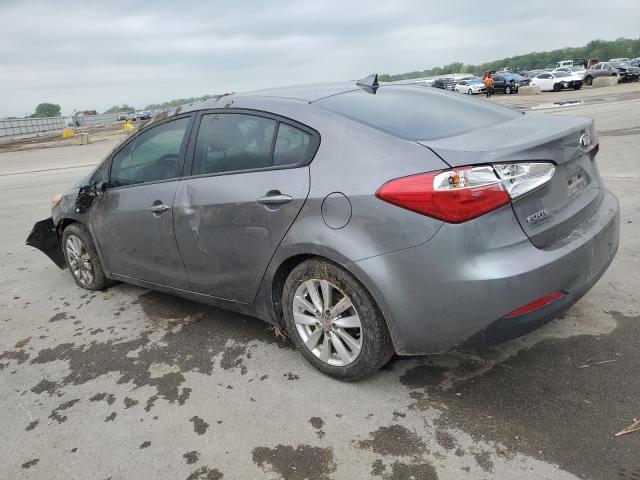 KNAFX4A64G5597650 - 2016 KIA FORTE LX GRAY photo 2