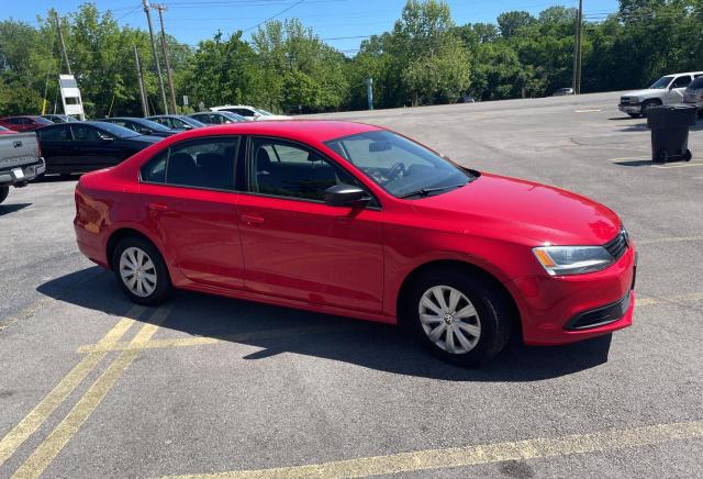 3VW1K7AJ5DM277385 - 2013 VOLKSWAGEN JETTA BASE Կարմիր լուսանկար 1