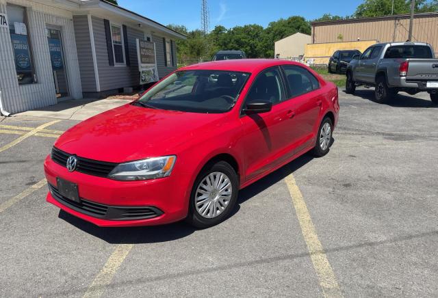 3VW1K7AJ5DM277385 - 2013 VOLKSWAGEN JETTA BASE Կարմիր լուսանկար 2