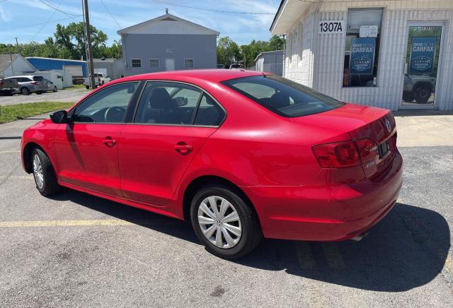 3VW1K7AJ5DM277385 - 2013 VOLKSWAGEN JETTA BASE Կարմիր լուսանկար 3