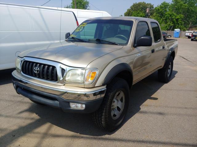 5TEGN92N93Z243985 - 2003 TOYOTA TACOMA DOUBLE CAB PRERUNNER GOLD photo 2