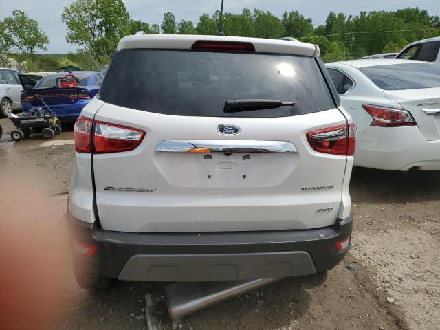 MAJ6S3KL5NC459484 - 2022 FORD ECOSPORT TITANIUM WHITE photo 6