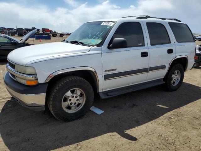 1GNEK13Z12J243126 - 2002 CHEVROLET TAHOE K1500 WHITE photo 1