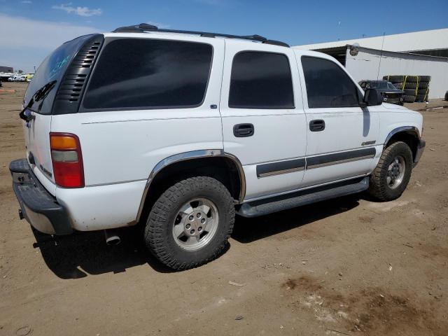 1GNEK13Z12J243126 - 2002 CHEVROLET TAHOE K1500 WHITE photo 3