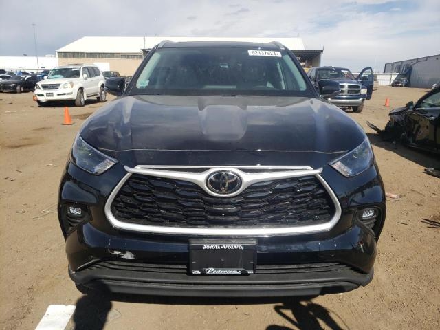 5TDHZRBH7NS212494 - 2022 TOYOTA HIGHLANDER XLE BLACK photo 5