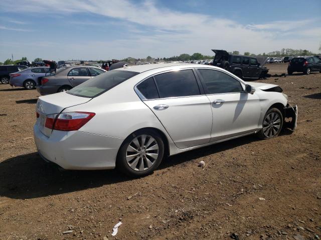 1HGCR2F8XDA048103 - 2013 HONDA ACCORD EXL WHITE photo 3