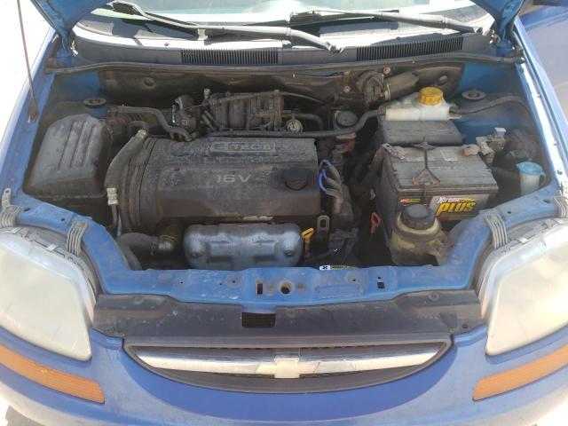 KL1TD52645B379040 - 2005 CHEVROLET AVEO BASE BLUE photo 11