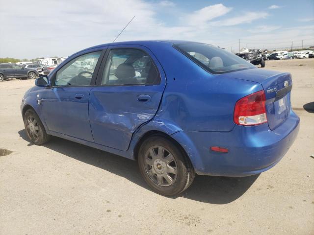 KL1TD52645B379040 - 2005 CHEVROLET AVEO BASE BLUE photo 2