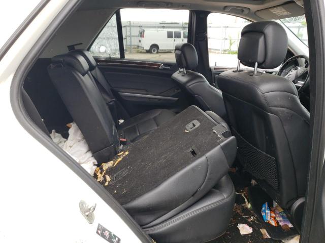 4JGBB8GB2AA609526 - 2010 MERCEDES-BENZ ML 350 4MATIC WHITE photo 11