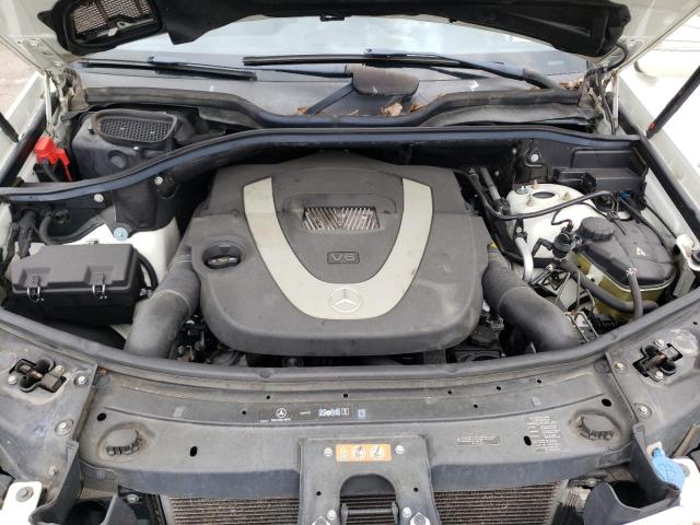 4JGBB8GB2AA609526 - 2010 MERCEDES-BENZ ML 350 4MATIC WHITE photo 12
