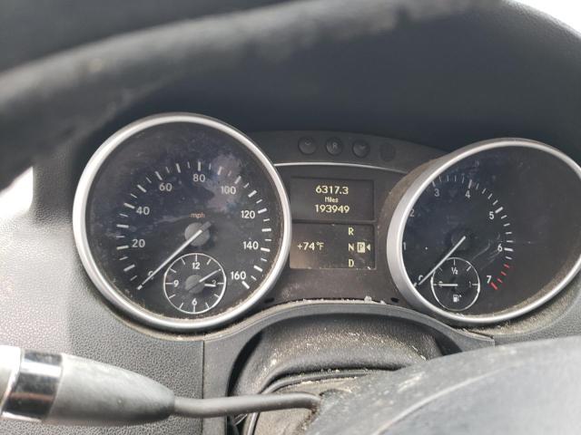 4JGBB8GB2AA609526 - 2010 MERCEDES-BENZ ML 350 4MATIC WHITE photo 9