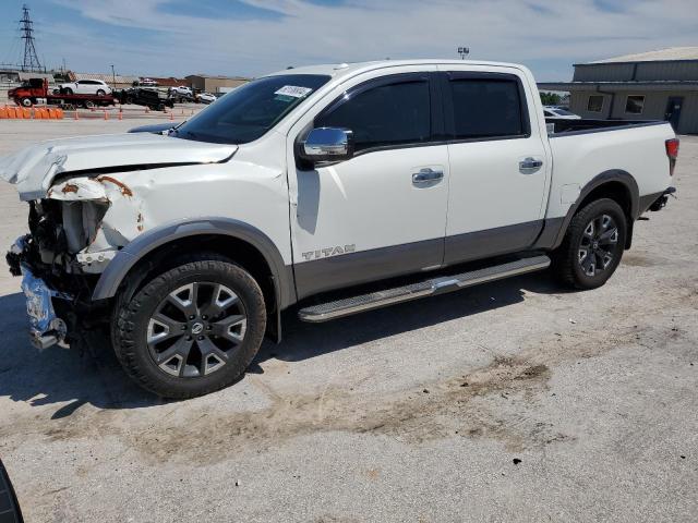 1N6AA1ED6MN512094 - 2021 NISSAN TITAN SV WHITE photo 1