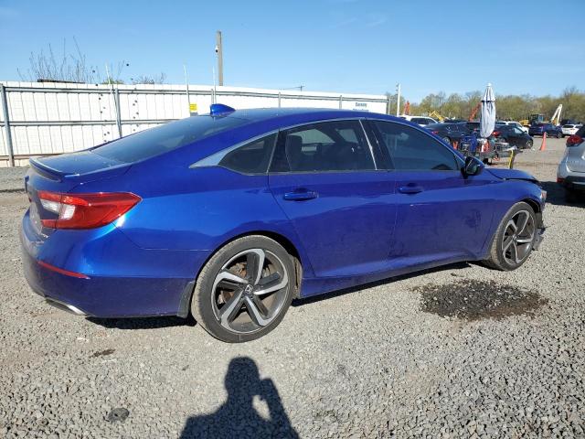 1HGCV1F38LA073350 - 2020 HONDA ACCORD SPORT BLUE photo 3