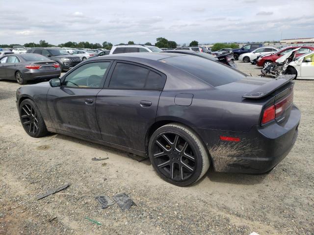 2C3CDXBG6EH274945 - 2014 DODGE CHARGER SE GRAY photo 2