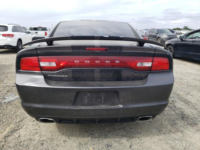 2C3CDXBG6EH274945 - 2014 DODGE CHARGER SE GRAY photo 6