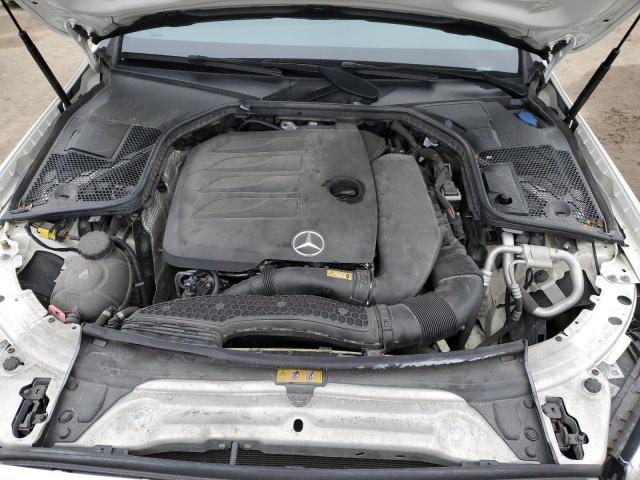 55SWF8EB5LU331114 - 2020 MERCEDES-BENZ C 300 4MATIC WHITE photo 11