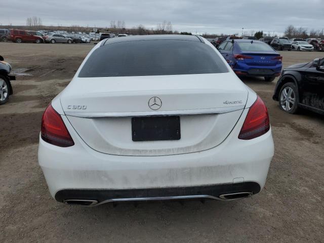 55SWF8EB5LU331114 - 2020 MERCEDES-BENZ C 300 4MATIC WHITE photo 6