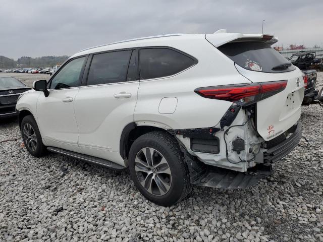 5TDGZRBH8LS502915 - 2020 TOYOTA HIGHLANDER XLE WHITE photo 2