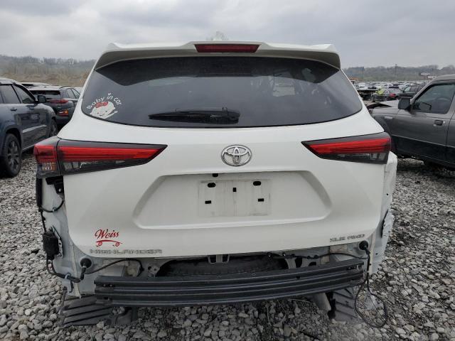 5TDGZRBH8LS502915 - 2020 TOYOTA HIGHLANDER XLE WHITE photo 6