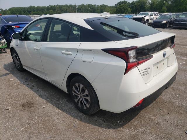 JTDL9RFU2L3021615 - 2020 TOYOTA PRIUS LE WHITE photo 2