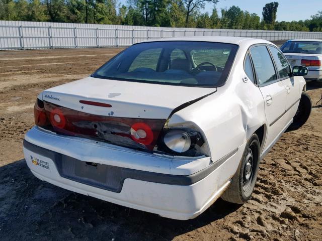 2G1WF55K849363280 - 2004 CHEVROLET IMPALA  photo 4