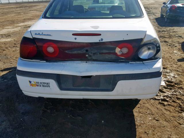 2G1WF55K849363280 - 2004 CHEVROLET IMPALA  photo 9