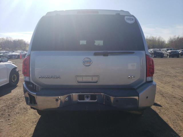 5N1AA08C27N709845 - 2007 NISSAN ARMADA SE SILVER photo 6