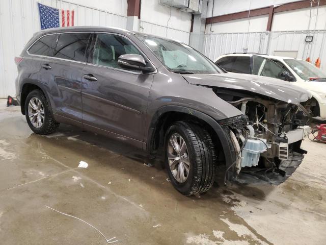 5TDJKRFH7FS171575 - 2015 TOYOTA HIGHLANDER XLE Boz foto 4