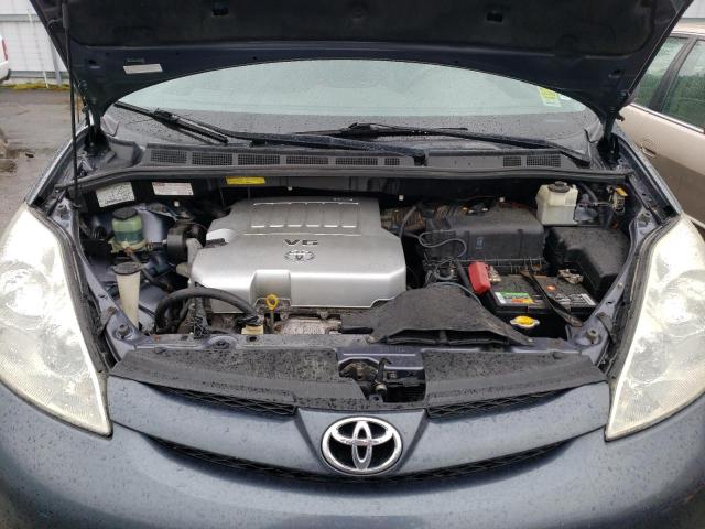 5TDBK22C98S020245 - 2008 TOYOTA SIENNA XLE BLUE photo 12