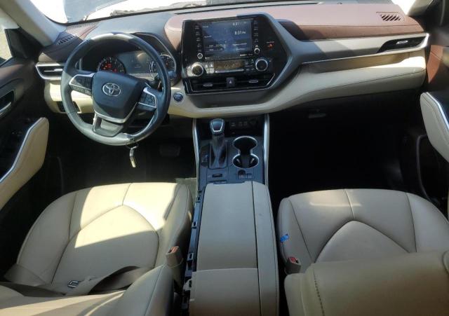 5TDGZRBH3NS595250 - 2022 TOYOTA HIGHLANDER XLE BLACK photo 8