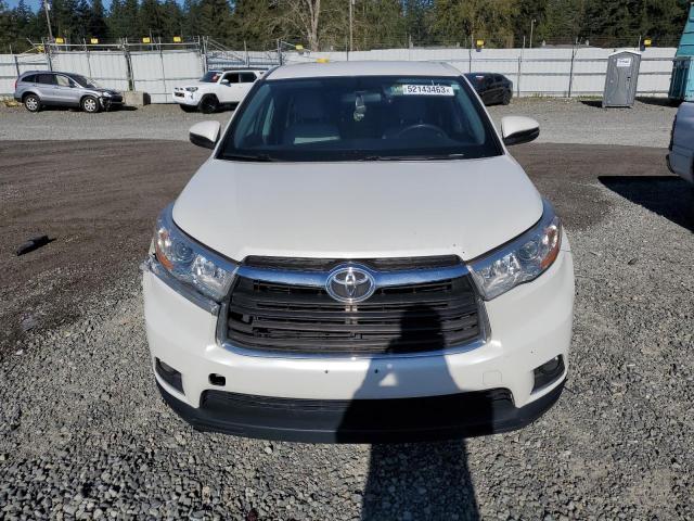 5TDZKRFH5FS092389 - 2015 TOYOTA HIGHLANDER LE WHITE photo 5