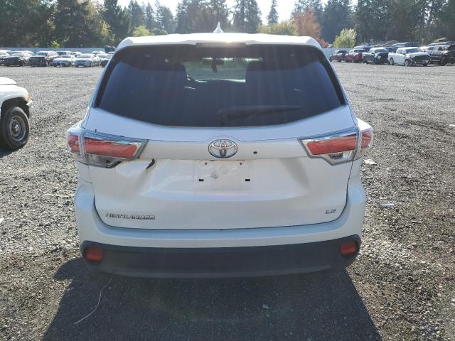 5TDZKRFH5FS092389 - 2015 TOYOTA HIGHLANDER LE WHITE photo 6