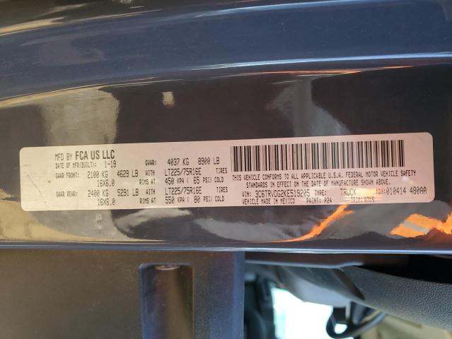 3C6TRVDG2KE519205 - 2019 RAM PROMASTER 2500 HIGH Mavi foto 13