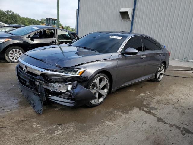 1HGCV1F91JA072848 - 2018 HONDA ACCORD TOURING GRAY photo 1