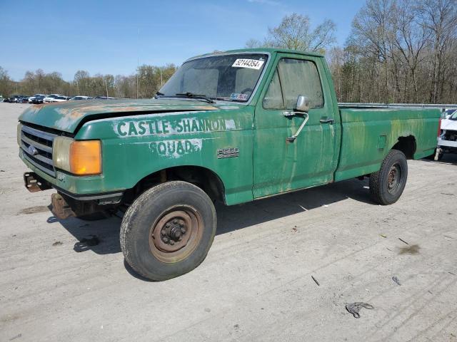 1FTEF25Y7JNB48150 - 1988 FORD F250 GREEN photo 1