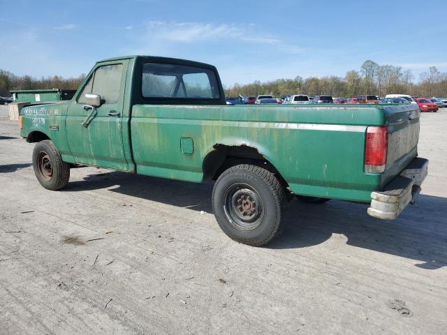 1FTEF25Y7JNB48150 - 1988 FORD F250 GREEN photo 2