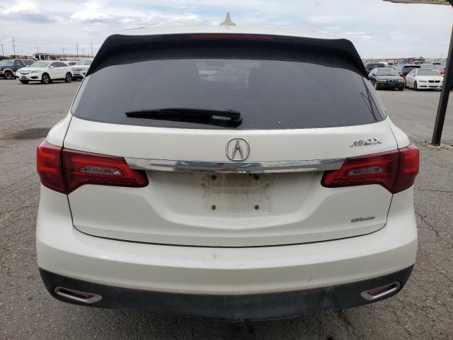 5FRYD4H46GB037263 - 2016 ACURA MDX TECHNOLOGY WHITE photo 6