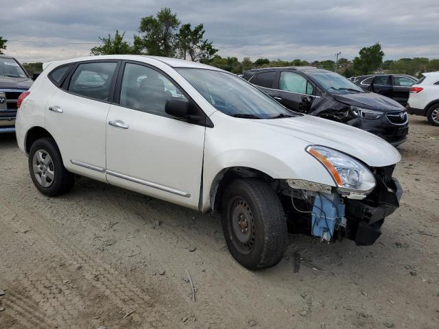 JN8AS5MV1DW142107 - 2013 NISSAN ROGUE S WHITE photo 4