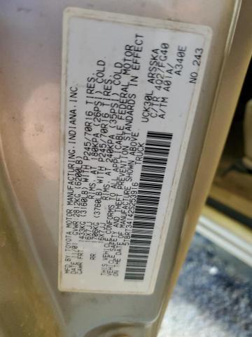 5TBRT34142S253916 - 2002 TOYOTA TUNDRA ACCESS CAB 棕色 照片 12