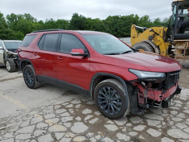 1GNERJKW6PJ187730 - 2023 CHEVROLET TRAVERSE RS RED photo 4