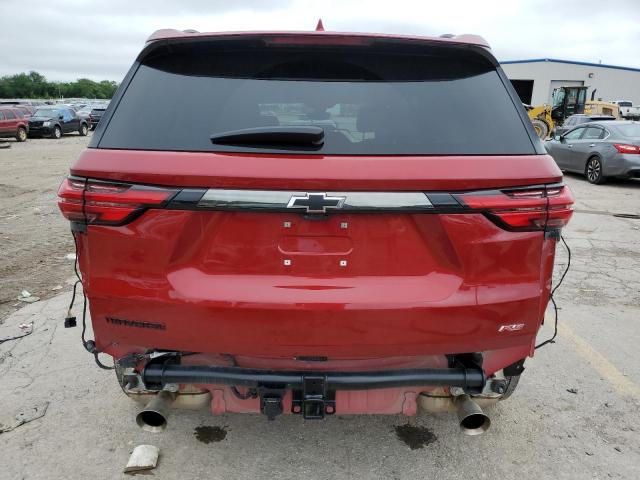 1GNERJKW6PJ187730 - 2023 CHEVROLET TRAVERSE RS RED photo 6