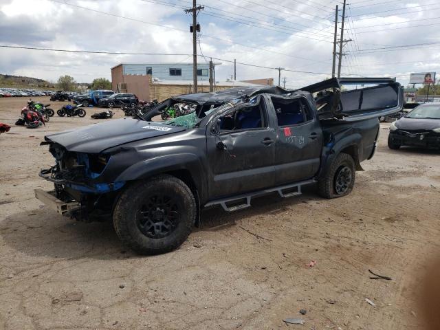 5TELU42N76Z193631 - 2006 TOYOTA TACOMA DOUBLE CAB BLACK photo 1