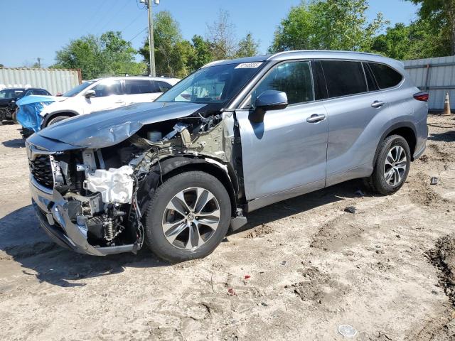 5TDGZRAH4LS007872 - 2020 TOYOTA HIGHLANDER XLE 银色 照片 1